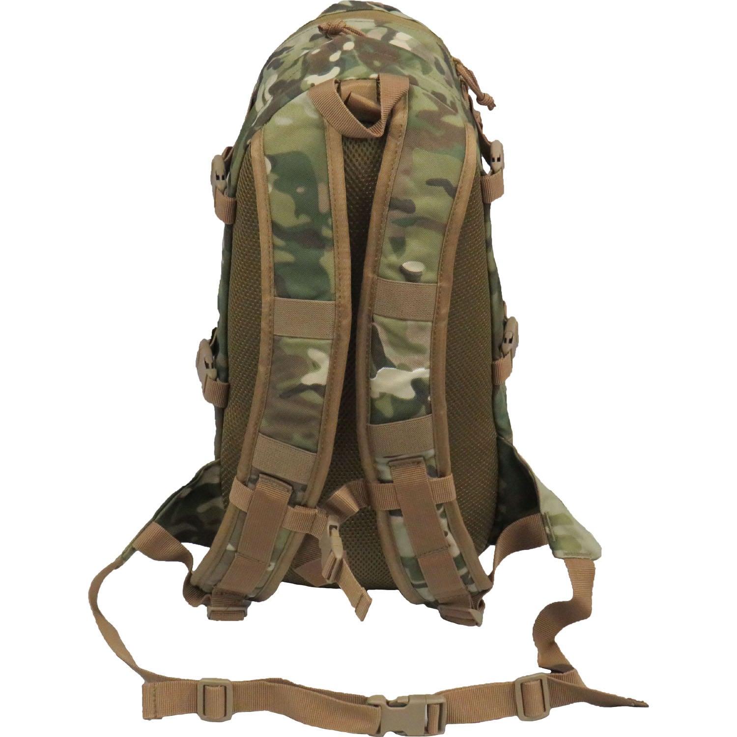 12L capacity  Heavy duty 900D 2 coats PU fabric  Neoprene insulated  Flat opening front pocket with organiser  Bonus 2L wide mouth EVA bladder with neoprene hose cover  Side compression straps  Front attachment straps  Heavy duty shock cord  Breathable foam mesh back  Padded shoulder straps with sternum strap