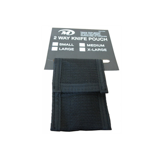  The Two Way Knife Pouch comes in sizes small, medium, large and extra large. Constructed from a heavy duty Nylon material, the Two Way Knife Pouch is perfect for keeping your knife safe and secure while carrying it throughout the day. www.moralepatches.com.au