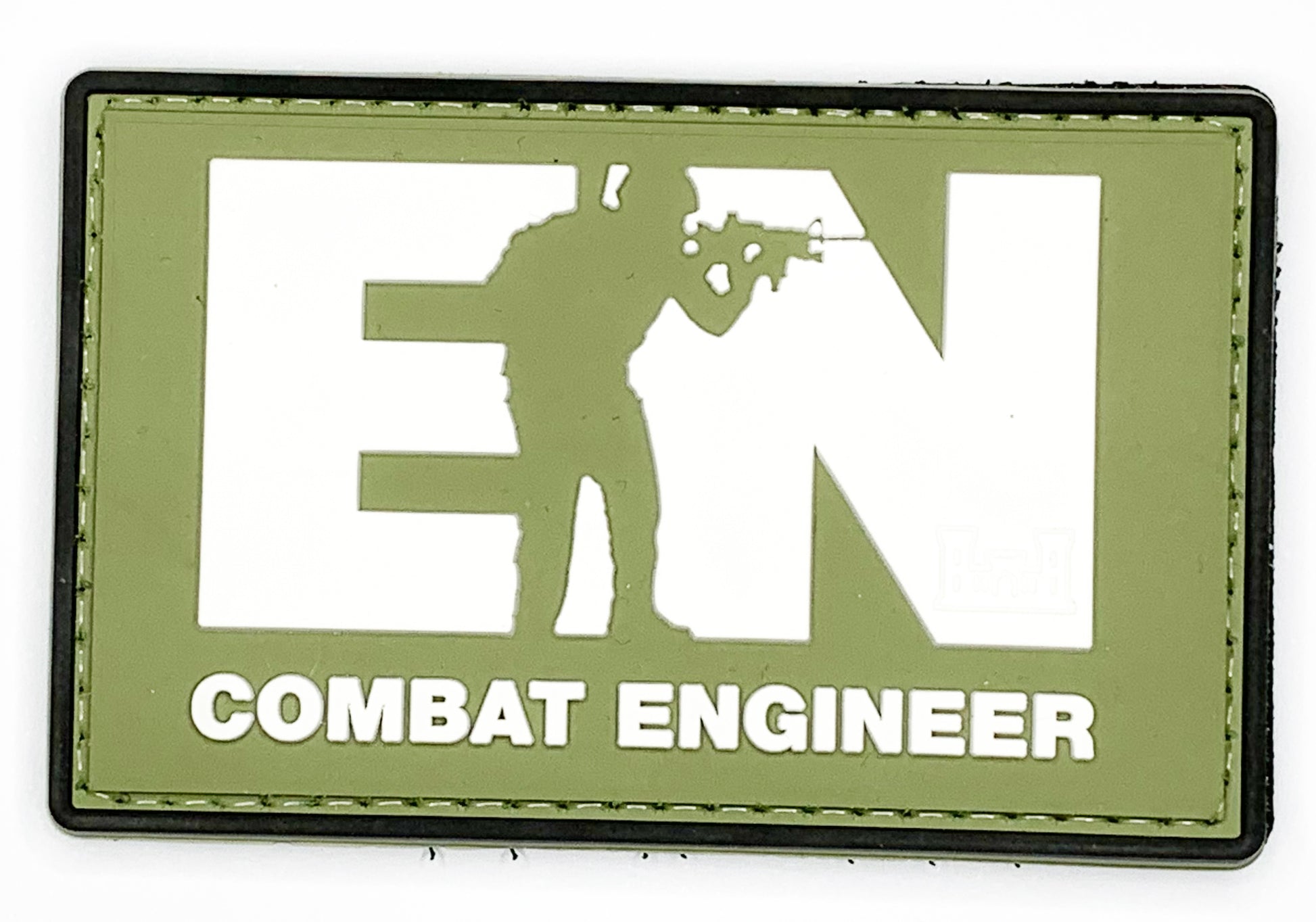 Project Engineering Patch Combat Engineer PVC Patch Olive Green – Morale Patches Australia