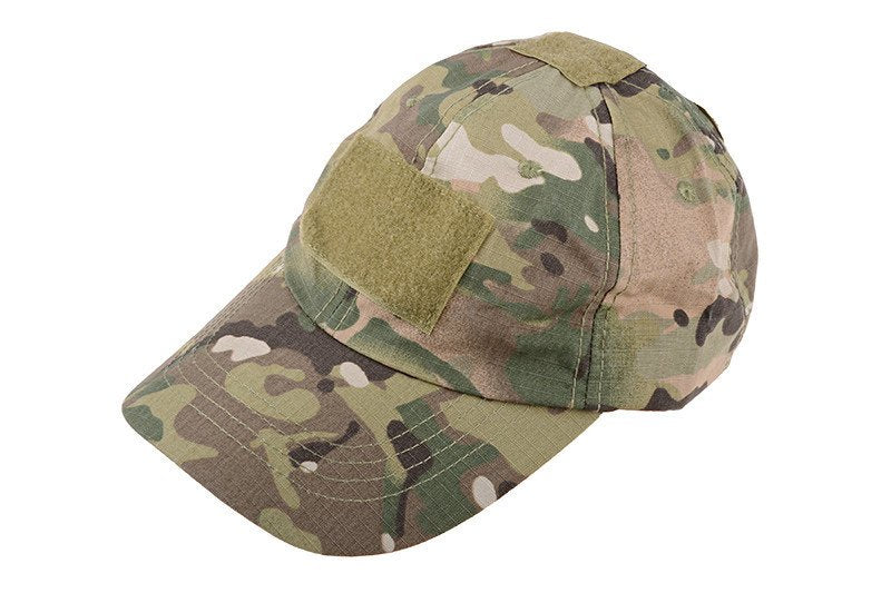 100% Acrylic  Velcro Adjustable   Velcro patch can be mounted on the front, top and back  patch size on front is 7.8x5cm  patch size on top is 2.5x2.5cm  patch size on back is 9x2.5cm